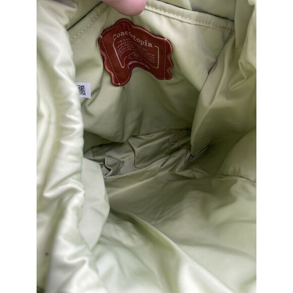 Coach Coachtopia Loop Mini Backpack Pale Lime - Picture 12 of 12